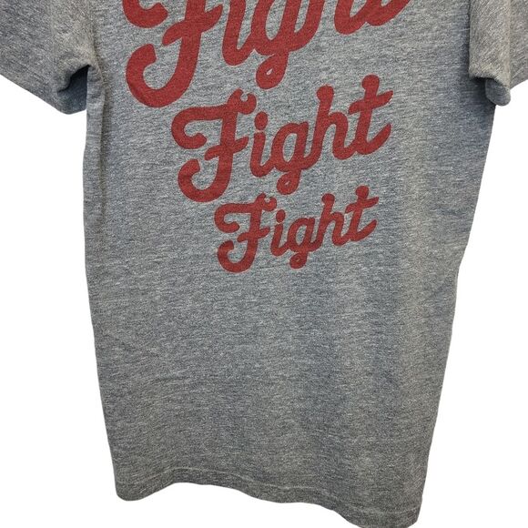 Under Armour Mens Wisconsin Badgers Gray Red Loose HeatGear Crewneck Tshirt S - Picture 8 of 13